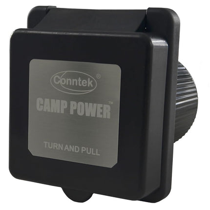 Conntek 50 Amp 125/250 Volt RV Marine Power Inlet