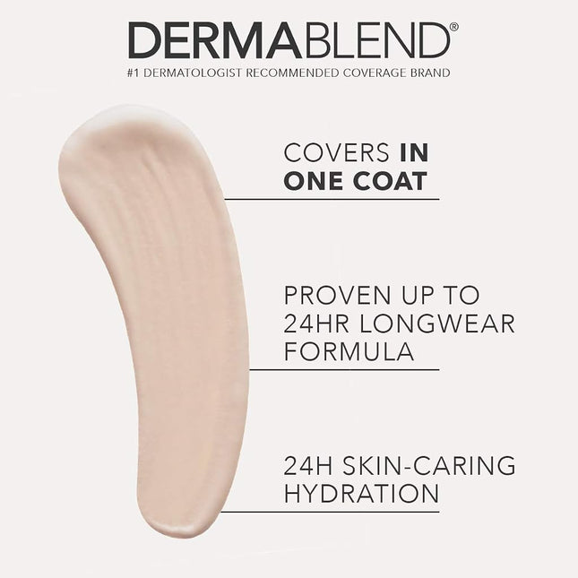 Dermablend Cover Care Full Coverage Concealer - Provides 1 Coat Coverage - Waterproof And Transfer Resistant - Covers A Variety Of Skin Blemishes - 24 Hour Hydration - Long Lasting - 5C - 10 ML