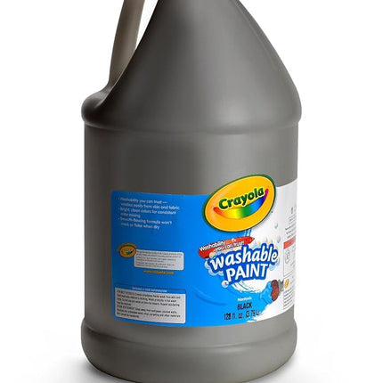 Crayola 54-2128-051 Washable Paint, Gallon Size, Black