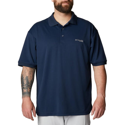 Columbia Men's Perfect Cast Polo Shirt, Collegiate Navy, XX-Small