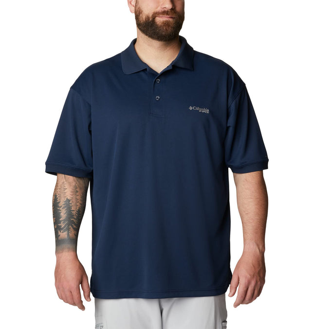 Columbia Men's Perfect Cast Polo Shirt, Collegiate Navy, XX-Small
