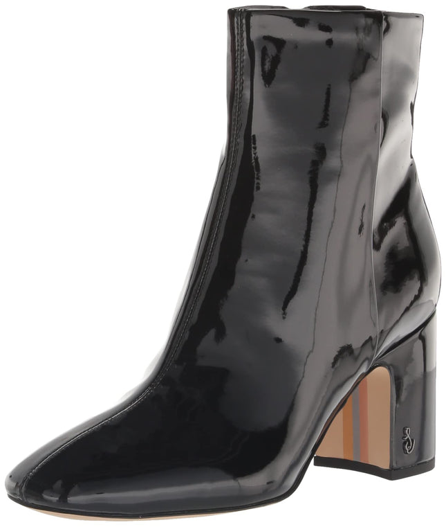 Sam Edelman Women's, Fawn Boot, Black Patent, 7
