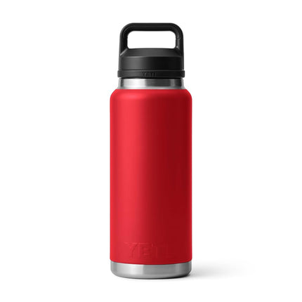 Yeti Rambler 36 oz Bottle, Vacuum Insulated, Stainless Steel with Chug Cap, Rescue Red