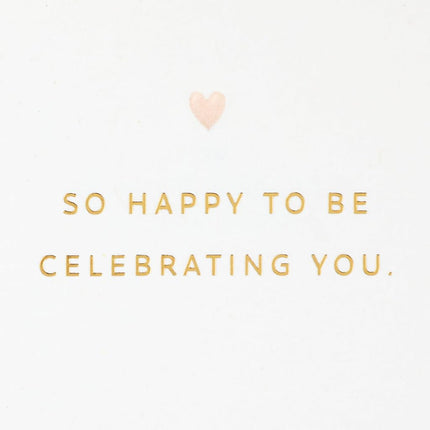 Hallmark Signature Bridal Shower Card (Showered with Love)