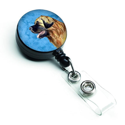Caroline's Treasures Blue Leonberger Retractable Badge Reel, Multicolor (LH9393BUBR)