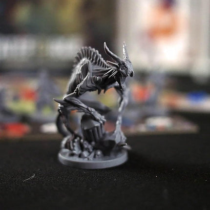 Mighty Boards: Fateforge Chronicles of Kaan: Boss Miniatures Set - 4 Unpainted Figures, Board Game Upgrade, Expansion Accessories, Co-Op Adventure (2-6 Players, Ages 12+)