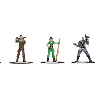Jada Toys G.I. Joe 1.65" 18-Pack Die-cast Figures, Toys for Kids and Adults, 32913