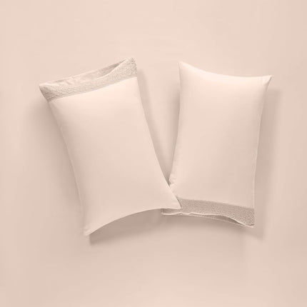Modern Threads Pacific Coast Textiles 3 PIECE CROCHET LACE MICROFIBER SHEET SET BLUSH TWIN, Microfibre