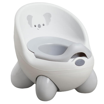 Infantino Potty Pals Potty Seat - Potty Training Toilet, Removable Bowl with Splashguard, Slip Resistant Feet, Gray Koala
