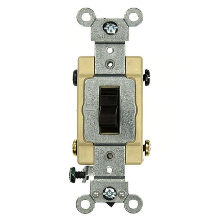 Leviton Toggle 4-Way AC Quiet Switch, 20 Amp, 120/