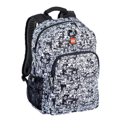 LEGO Iconic Prints Kids Backpack Bookbag for Travel, On-the-Go, Back to School, Boys and Girls, Crowd Color Me, One Size, Classic Style