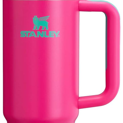 Stanley Quencher H2.0 FlowState Tumbler, Vacuum-Insulated, Stainless Steel, with Lid and Straw for Water, Iced Tea, Coffee, Smoothies and More, Passion Pink, 887 ml