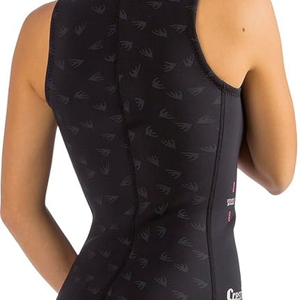 Cressi Women's Termico sporting goods, Black/Logo Pink, L UK
