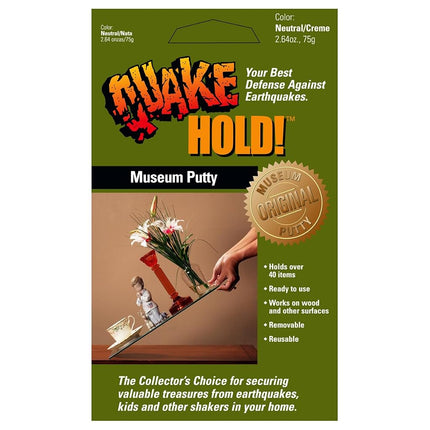 Quakehold! 88111 Museum Putty Neutral 2.64 Oz.
