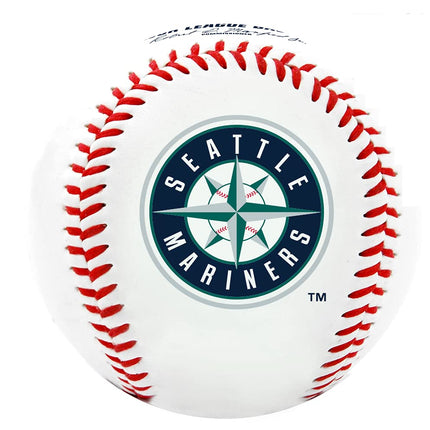 Jarden Sports Licensing Rawlings MLB Seattle Mariners Team Logo Baseball, White, 1