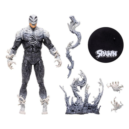 McFarlane Toys, Spawn Comic Haunt Spawn Action Figure set with 22 Moving Parts, Collectible Figure with Accessories and Collectors Stand Base – Ages 12+