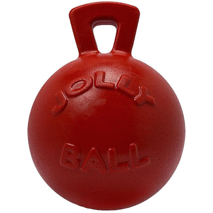 Horsemen's Pride Tug-n-Toss Jolly Ball, 8-Inch, Re