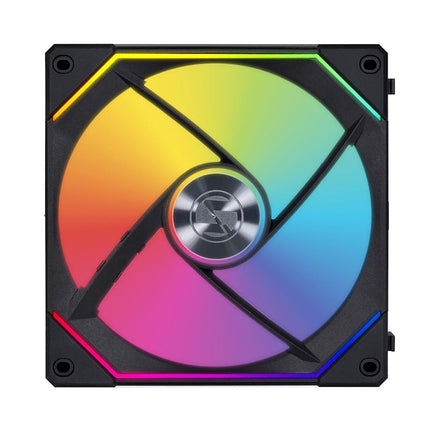 Lian Li UNI FAN SL140 Infinity RGB Black 140mm Addressable Fan - High-Performance Cooling with Infinity Mirror Effect