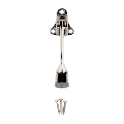 National Hardware N184-275 V238 Kickdown Door Stop in Chrome,4 Inch