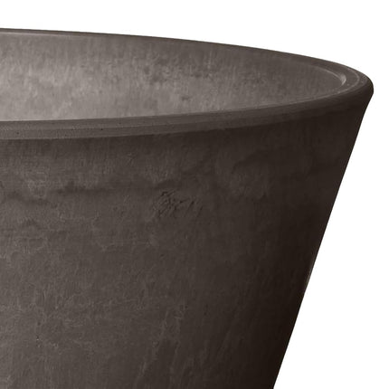 Arcadia PSW TD25DC Sleek Bulb Pan, 10 by 5-Inch, Dark Charcoal
