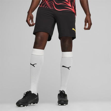 PUMA Men's Teamliga Training Shorts 2, Puma Black-Sun Stream, Small