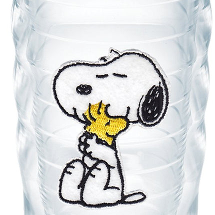 Tervis Peanuts Best Buddies Collection Snoopy Woodstock House Made in USA Double Walled Insulated Tumbler Travel Cup Keeps Drinks Cold & Hot, 10oz Wavy, Felt