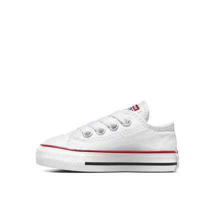 Converse Kid's Chuck Taylor All Star Low Top Shoe, Optical White, 1.5 M US Little Kid