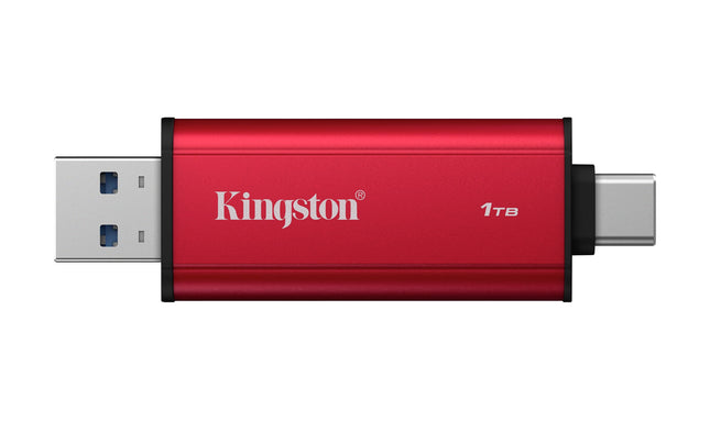 Kingston Dual Portable SSD 1TB Dual USB-A/C Up to 1050MB/s USB 3.2 Gen 2 - SPSD/1TB