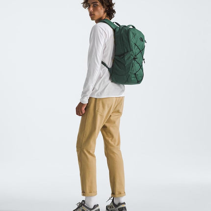 THE NORTH FACE Jester Everyday Backpack | Water Repellent Commuter Daypack, 16" Laptop Sleeve, Huge Main Compartment, Duck Green Dark Heather/Tnf Black, One Size, Jester Everyday Laptop Backpack |