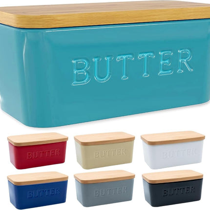 PriorityChef Extra Large Butter Dish with Lid for 