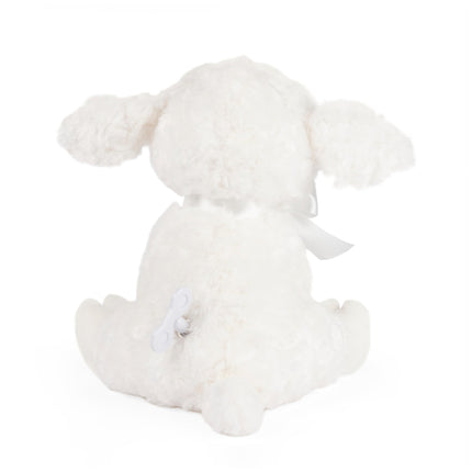 Peluche musical de cuerda GUND Baby Lena Cordero, reproduce la nana de Brahms, juguete sensorial de peluche para bebés a partir de 10 meses, blanco, 25,4 cm