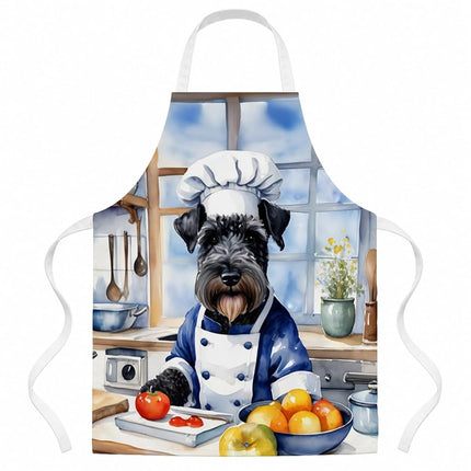 Tablier de cuisine Caroline's Treasures Kerry Blue Terrier Le Chef pour hommes et femmes, unisexe, grande taille, multicolore, idéal pour la cuisine, la pâtisserie, l'artisanat, le jardinage