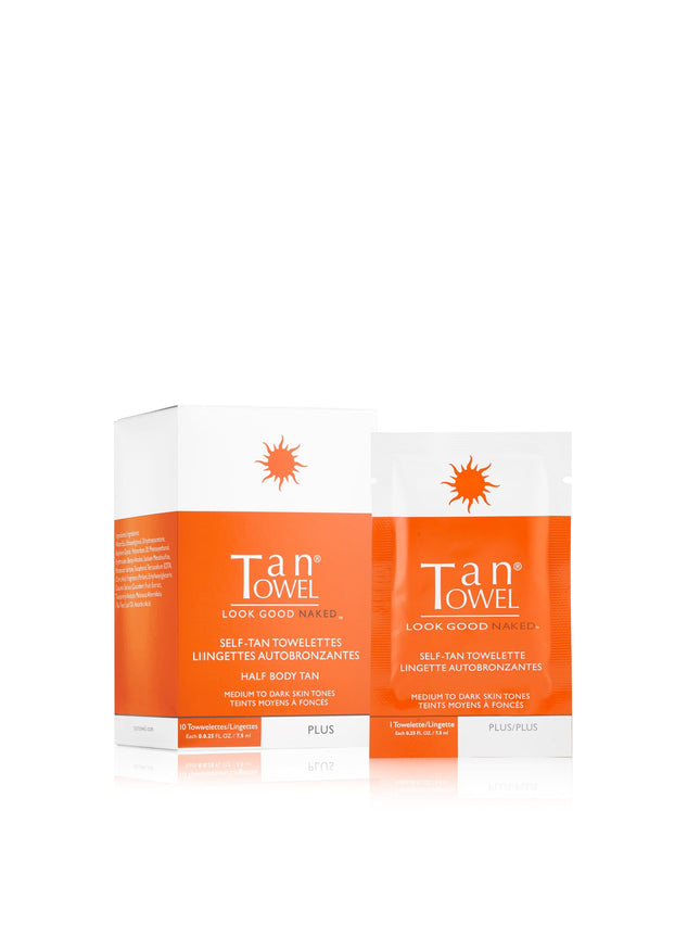 TanTowel Half Body Self-Tan Novelette Plus, Pack o