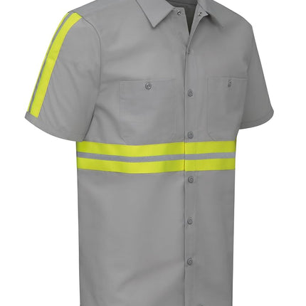 Red Kap Men's Performance Tech 2 Piece Lined Collar Shirt