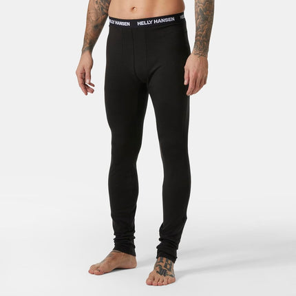Helly Hansen Men's Lifa Merino Midweight Pant, Black, L