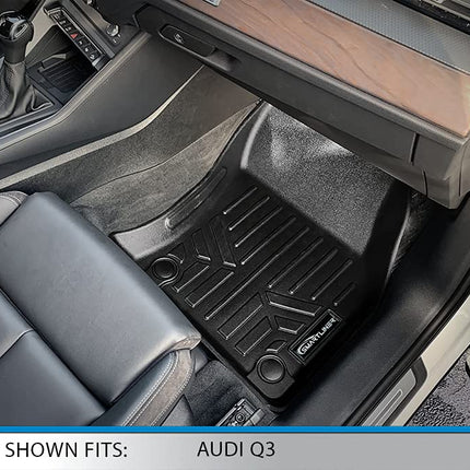 Juego de alfombrillas y revestimiento de carga SMARTLINER negros a medida para Audi Q3 2019-2020