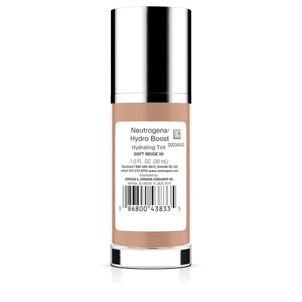 Neutrogena Hydro Boost Hydrating Tint, 1.0 Fl. Oz. 50 / Soft Beige