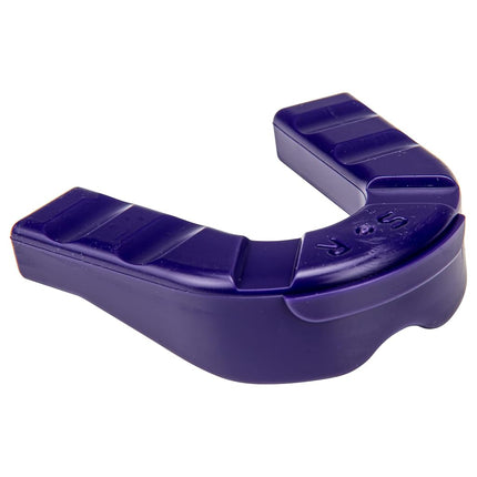 Protectores bucales CHAMPRO "hervir y morder" sin tirantes - Paquete de 50, Adulto, Morado