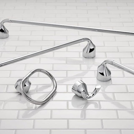 Moen MY3724CH Idora 24-inch Single Towel Bar, Chrome