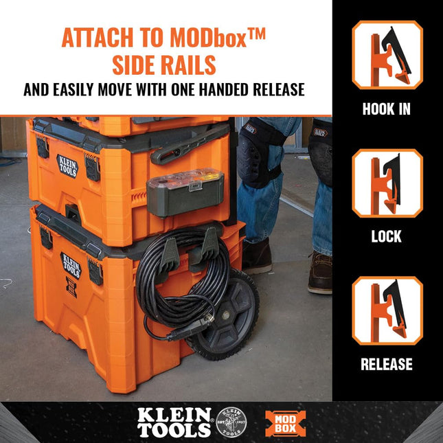 KLEIN TOOLS 54816MB MODbox Multi-Hooks, Modular Tool Storage System Side Mounting Accessory, Easy One-Handed Attachment, Versatile Hanging