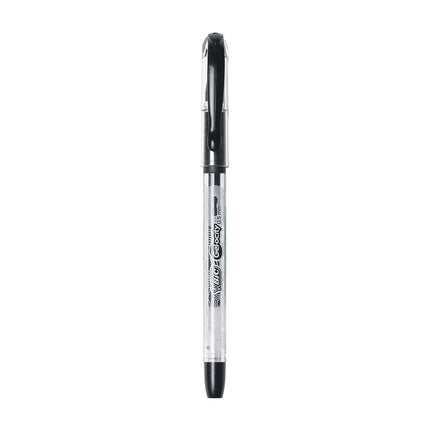 BIC Gel-ocity Smooth Stic Gel Pen, Fine Point (0.5mm) - Box of 36 Black Gel Stick Pens, RGSF36-BLK