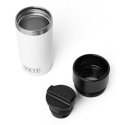 YETI Rambler 12 oz Travel Bottle, Stainless Steel, Vacuum Insulated with Leakproof Commuter Cap, White