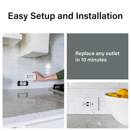 Legrand - Pass & Seymour TM826USBWCCV6 3.1A USB + Duplex 15A Vision Pk Electrical Outlet