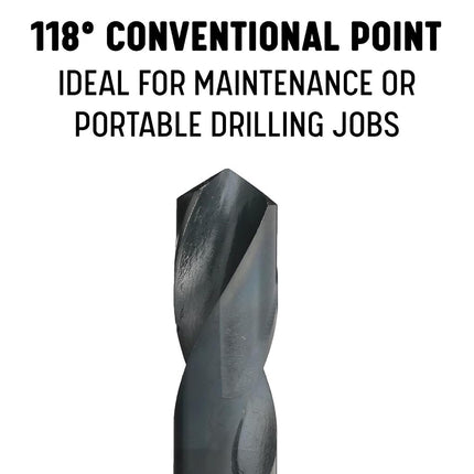 Drill America 5/8"-12 Tap and 35/64" Drill Bit Kit, POU Series