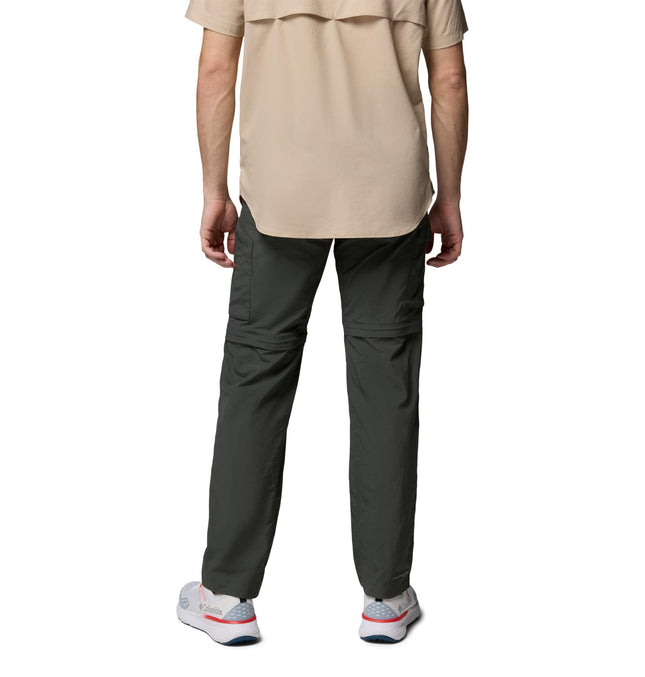 Columbia Men Silver Ridge Convertible Pants - Gravel, Size 38/30