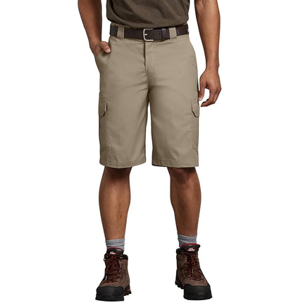 Dickies Men's Flex Regular Fit Cargo Shorts, 11", Desert Sand, 32 Regular