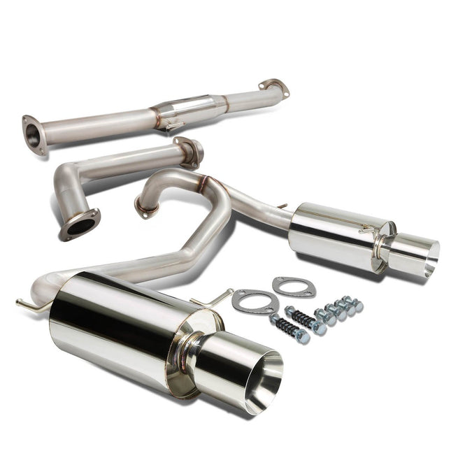 DNA Motoring CBE-HT02V6-NRT CBEHT02V6NRT Catback Exhaust System [for 03-06 Tiburon V6]