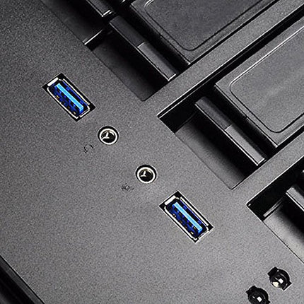 SilverStone SST-DS380 - Case Storage Mini-ITX Computer Case with Door, Black