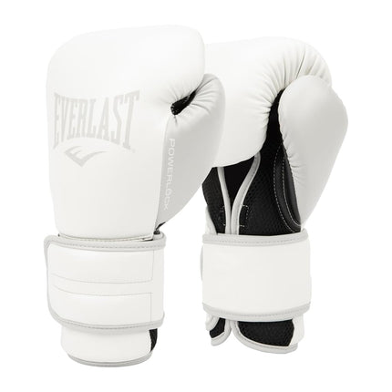 Everlast Powerlock 2R 12oz Boxing Gloves, White/Wh