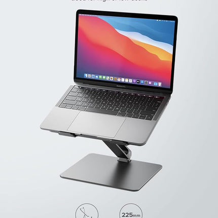 ALOGIC Elite Adjustable laptop stand, Ergonomic riser with superior aluminium design, portable and sturdy, compatible with MacBook Pro, MacBook Air, Dell XPS, Chromebook and more.